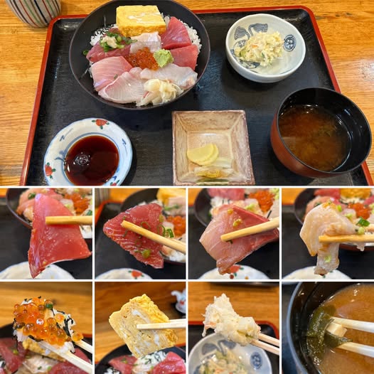 484137127_9164015000376865_6959110181478995288_n らく天にて海鮮丼1000円【東中野】