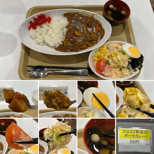 496201815_9553576881420673_3851440252955367693_n 新宿区役所 お食事処 けやきにてゴロゴロ野菜のポークカレーと10品目サラダで710円【新宿】
