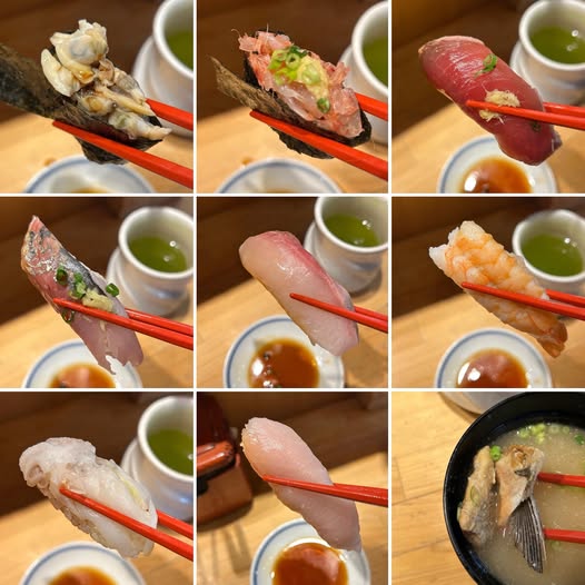 499528536_9658175530960807_4560827914726903360_n 立ち寿司横丁 中野サンモール店にて、おまかせ1.5人前にぎり1050円【中野】