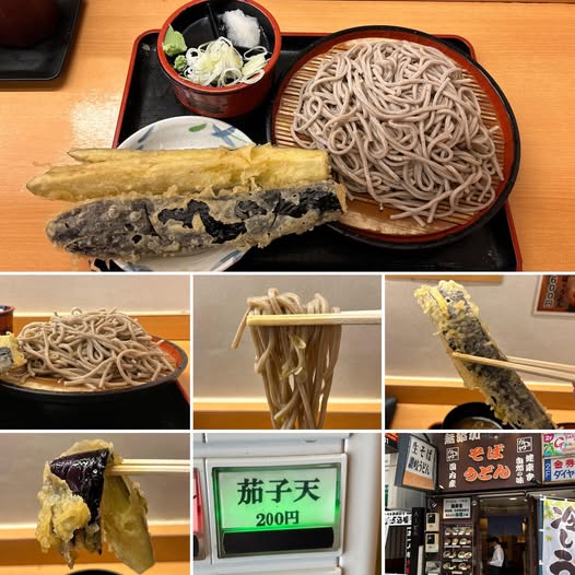 508124106_9866885353423156_6760321915778823966_n かのや新宿西口店にてもりそば大盛りに茄子天トッピングで700円【新宿】