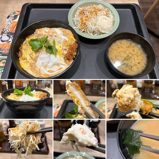 542759213_24313773144974470_641703358336735534_n 松のや 高円寺店にてロースかつ丼にポテキャベをクーポンで110円引きとなり750円【高円寺】
