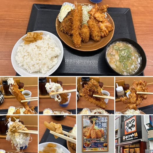546353687_24374661825552268_3826975074808150196_n かつや 中野南口店にて秋の海鮮フライ定食を割引券を使い990円【高円寺】