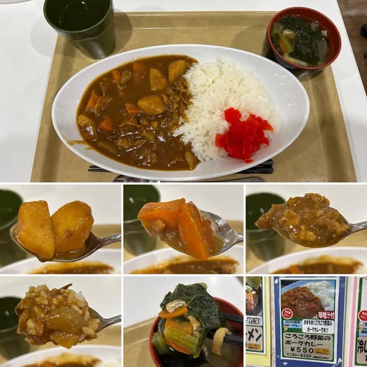 552379349_24460567393628377_426341820656494920_n 新宿区役所 お食事処 けやきにてゴロゴロ野菜のポークカレー550円【新宿】