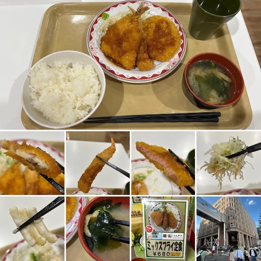 555880518_24496717193346730_6093174025623141168_n 新宿区役所 お食事処 けやきにてミックスフライ定食580円【新宿】
