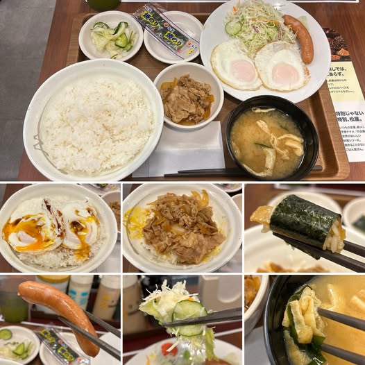 559692915_24712686975083083_1793354083306582134_n 松屋 高円寺店にてソーセージエッグW定食580円【高円寺】
