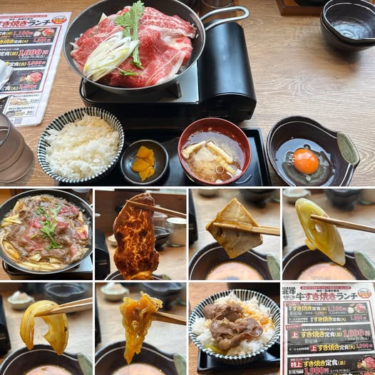 572889909_24861883850163394_2996440761576311111_n 大衆すき焼き北斗 新宿中央東口店にて和牛すき焼き定食（並）1210円【新宿】